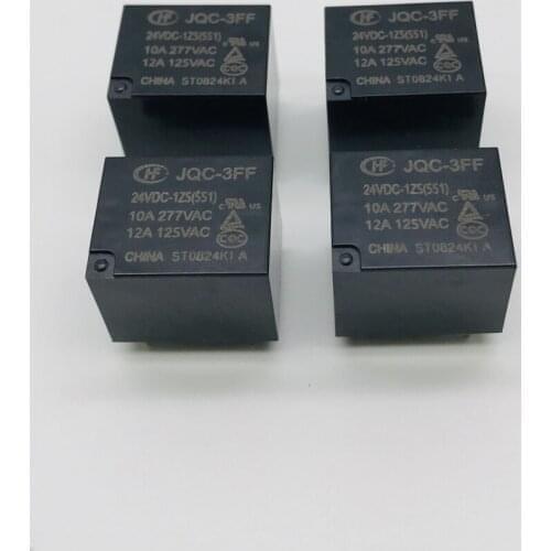 HF3FF-24VDC-1ZS HF3FF-024-1ZS 5pin 10A 277VAC relays