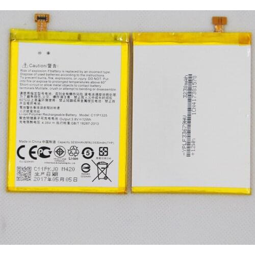 ISUNOO mobile phone battery for asus zenfone 6 a600cg t00g a601cg z002 C11P1325 batteries with repair tools