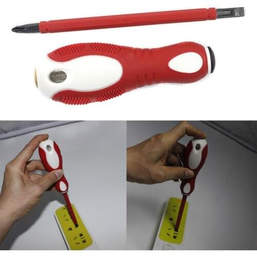 Insulated Dual-purpose Phillip Slotted 1000V Screwdriver Electrician Testing Pen Slotted Screwdriver Hand Tools