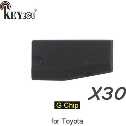 KEYECU 30x G Chip 80 Bit Transponder Remote key Chip Carbon for Toyota