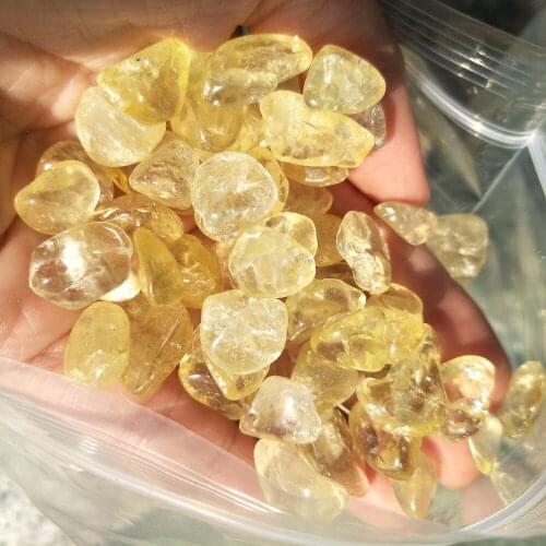 Quartz Crystal 1/4 Lb Lots Natural Clear Cirine Crystal Polished Stones Healing Crystals Natural Citrine