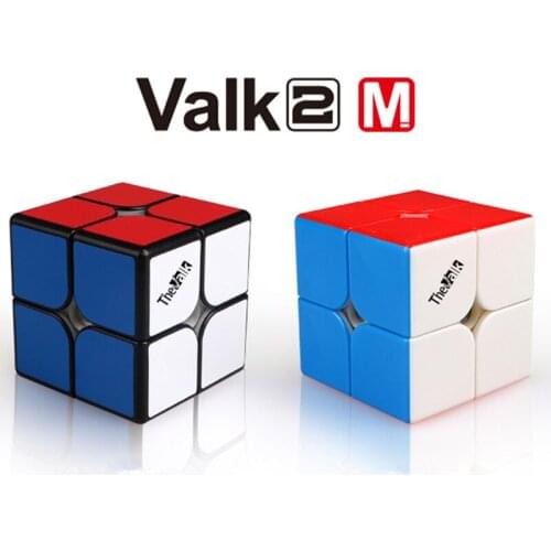 The Valk 2M 2x2x2 Speed Magnetic Magic Cubes Valk 2 Packet Cubes QIYI Mofangge WCA Competition Cubes the valk2 M Magnet Puzzle