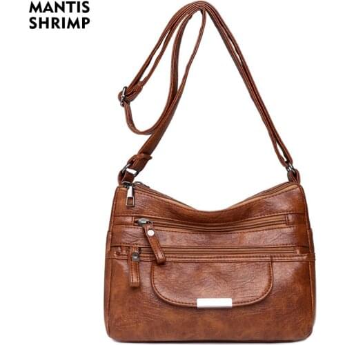 Fashion Messenger Bags New Brand Crossbody Bags PU Leather Casual Bags Female Small Bag High Quality Women Simple Shoulder Bags