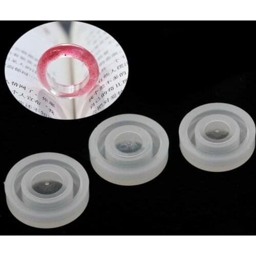 3-piece set Rings Mold Handmade DIY Making Ring Jewelry Silicone Mold Epoxy Mould Epoxy Resin For Jewelry Making