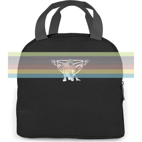 A Ghost In The Shell Black Collar New Arrival Design Anime women men Portable insulated lunch bag adult student