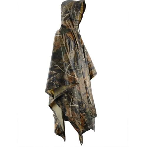 Outdoor Jungle Ghillie Suits Hunting Camouflage 3D Bionic Leaf Raincoat Waterproof Camouflage Clothing Cover