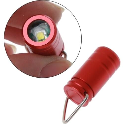 Protable Super Tiny Mini Small Keychain Flashlight Smallest Bright Long Lifetime Waterproof Key Ring Light Torch Outdoor