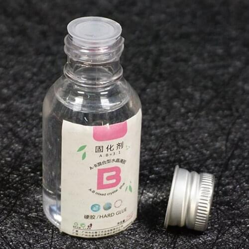 Transparent Crystal Clear Epoxy Resin Glue Kit A B Glue Set for DIY Jewelry Crafts Resists Yellowing A66