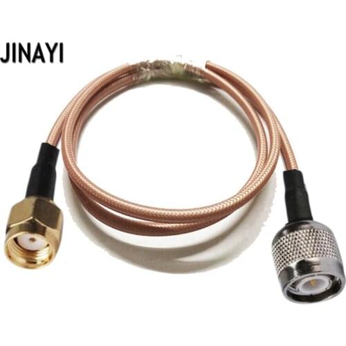 RG142 Low Loss Cable RP-SMA Male to TNC Male RF Crimp Coax Pigtail Connector Cable 10/15/20/30/50CM 1/2/3/5/10M