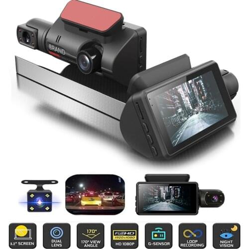 Detachable A68 Supports Multi-language Car Driving Recorder Motion Detection IPS Camera Maximum 32GB