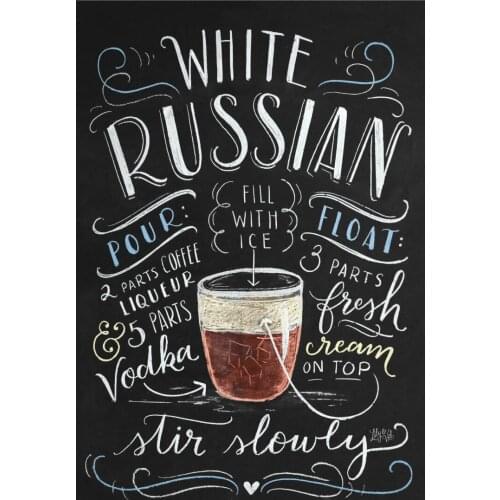 JMINE Div 5D Blackboard Chalkboard Glass Wine Full Diamond Painting cross stitch kits art Scenic 3D paint by diamonds