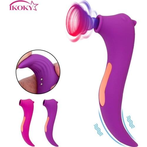 G Spot Clitoris Stimulator Sucking Vibrator 20 Modes Dildos Dual Motors Sex Toys for Women Adults Nipple Sucker