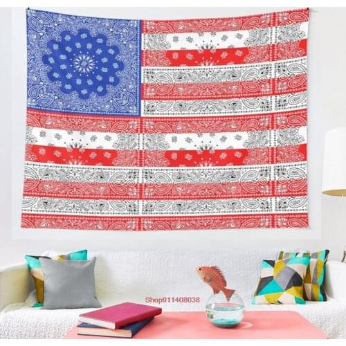 Joey Bada All Amerikkkan Bada Flag tapestry Coverlet Curtain Blanket Bedding Sheet Towel Throw Window Curtain Tapestries