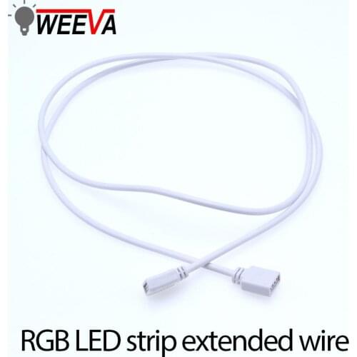 RGB LED Strip for 5050 3528 4pin 1 meter RGB Wire LED Strip 4pin Connector Cable Wire Cable Connectors 4pin 1M