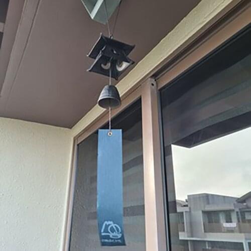 Home Furnishing Decoration Lron Wind Chime Japanese Style Garden Decorations Doorbell Pendant Room Pendants For Wind Chimes