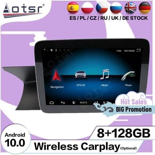 8+128GB Multimedia Stereo Android 10 Player For Mecerdes Benz C W204 2011 2012 2013 2014 GPS Navi Auto Car Radio Video Head Unit