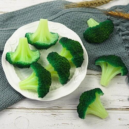 Home Decoration Accessories Simulation Vegetables Play House Toy Model Broccoli Styling Food Photography Props Hotel Display