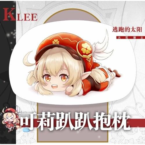 Anime Genshin Impact Klee 55cm Toys Doll Stuffed Toy Soft Pillow Cushion Plush #7974 Children Gift