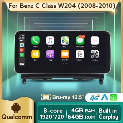 MSM 8953 Snapdragon 625 8 Core Android Car Radio Multimedia Navigation For Mercedes Benz C-Class W204/ C204/S204 2008-2012 2013