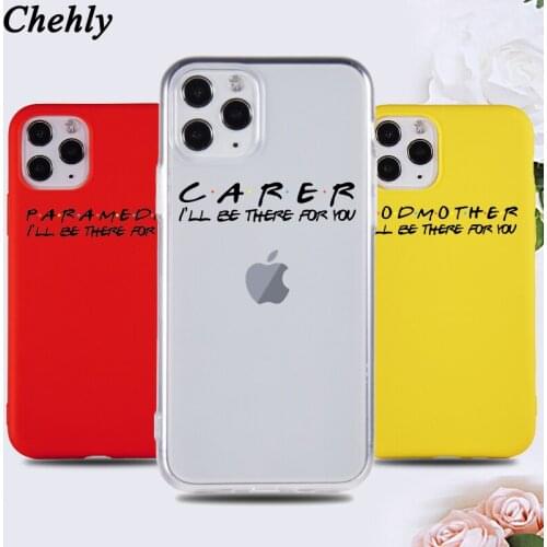 Chehly Phone Case for IPhone 6s 7 8 11 Plus Pro X XS MAX XR SE Cool Letters Cases Soft Silicone Fitted TPU Back Accessorie Cover
