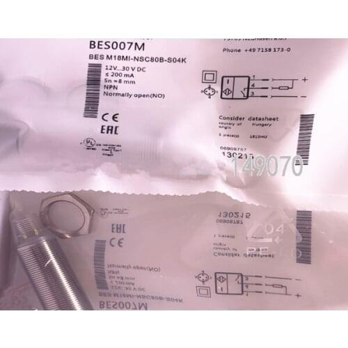 BES M18MI-NSC80B-S04K BES M18MI-PSC80B-S04K new proximity switch sensor spot