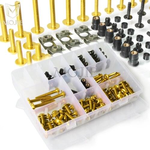 Motorcycle Accessories Full Fairing Bolt Kits Bodywork Screws For Honda PCX MSX125 CBR1000RR NC750X X ADV Sportster 883