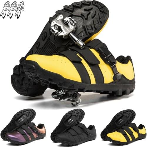 2021 New Professional Cycling Shoes Mens Outdoor Sports Self-Locking Non-Slip Cycling Shoes Sapatilha Ciclismo Mtb Cycling Shoe