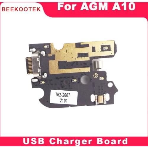 New Original AGM A10 USB Plug Charge Board USB Charger Plug Board With Vibrator Parts For AGM A10 5.7" IP68 Smartphone