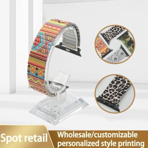 New Elastic Strap for Iwatch 6 4 3 42mm 38mm Stretch Stainless Steel Bracelet for Apple Watch Series 5 40mm 44mm Strap Fashion