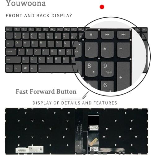New Original Laptop Keyboard For Lenovo IdeaPad 330C 320C 330C-15IKB 15IAP V130-15AST