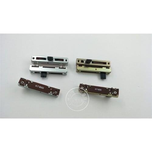 Original new 100% S2040N-1A2-B503 A254 35MM straight slide potentiometer A250K-6MM B50K-5MM (SWITCH)
