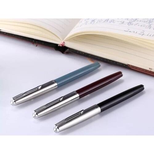 Old Stock Wing Sung 612 Fountain Pen Ink Pen F Hooded Nib Aerometric Filler Business Stationery Office Supplies Writing Pens