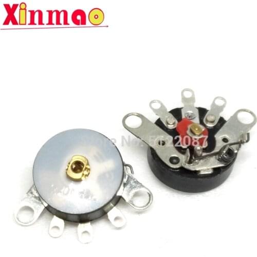 10PCS/LOT Straight Angle Radio Potentiometer RV12MM B503 B103 B50K B10K Power Amplifier Volume Potentiometer With Switch RV12 mm