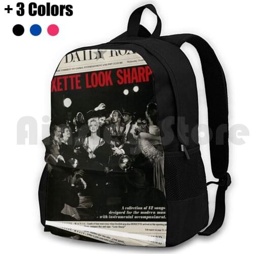 / Cover Outdoor Hiking Backpack Riding Climbing Sports Bag Pop Music Blues Dance Music Pop Soft Music 80S Samvelvet Look It