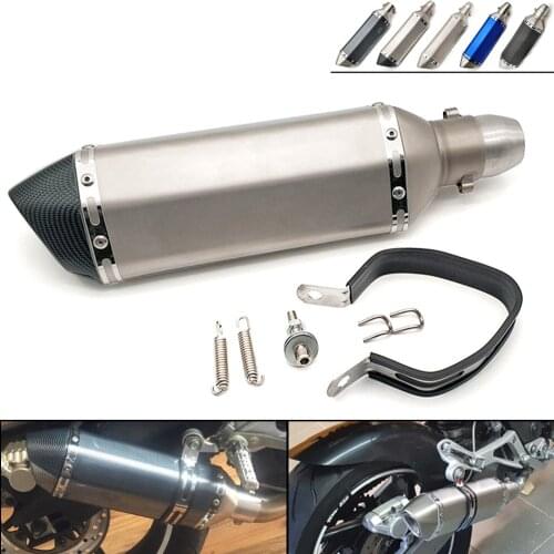 36-51MM Universal Motorcycle Exhaust Modify Motocross Exhaust Muffler For Ducati MONSTER M 400 600 620 750 900 S4 S4R Honda
