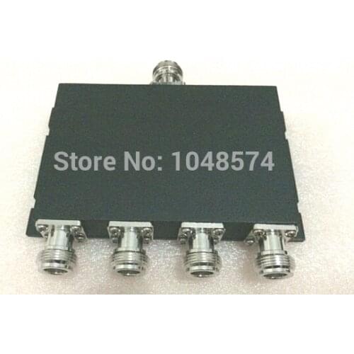 Wilkinson 4 way power splitter 800-2500MHz booster signal repeater divider 50W 50ohm N female