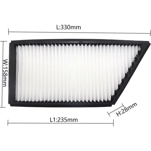 Auto Cabin Air Filter for 2000- Peugeot 206/207 1.4L 1.6 L 2.0L Citroen C2 2010- PEUGEOT HOGGAR 1.4L 1.6L 6447.AZ