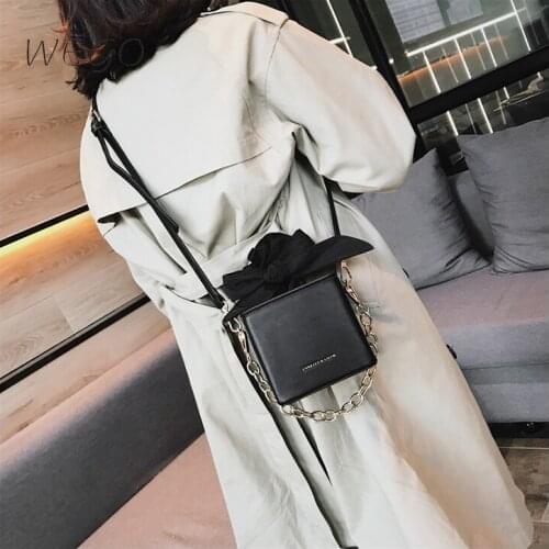 Womens Designer Handbag 2020 Fashion New High quality PU Leather Women Tote bag Bow Chain Shoulder Messenger bag Mini Box bags