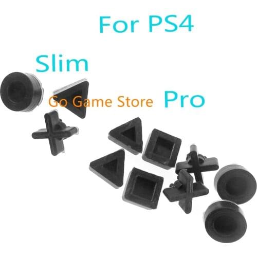 10sets For Sony PS4 PS 4 Pro Slim Console Housing Case Silicon Bottom Rubber Feet Pads Cover Cap