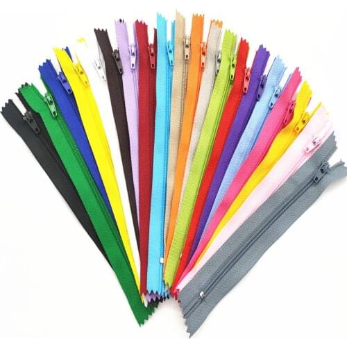 100pcs mix 3# ( 7.5cm-100cm ) closed nylon coil zipper tailor sewing process