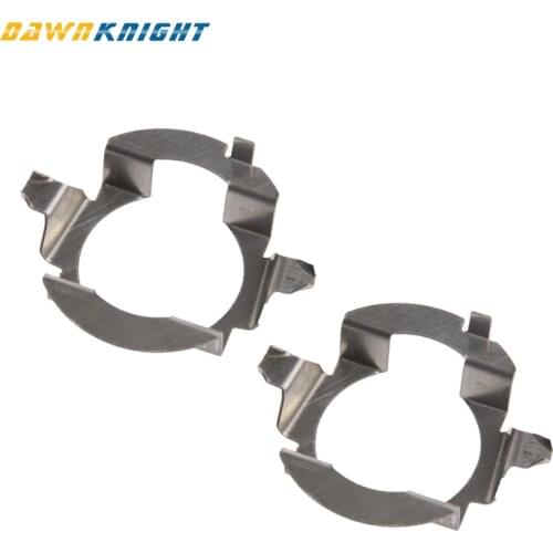 2PCS H7 LED Headlight Adapter For Mercedes B Series ML350 For Explorer For VW Touareg For Skoda Octavia A5 Led Car Socket Base