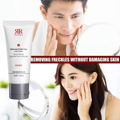 30ML Whitening Cream For Dark Skin Korean Skin Care Dark Spot Remover Freckle Cream Bleaching Cream One Unit Nicotinamide