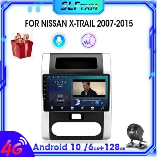 SLFTXM 2 Din Android 10 Car Radio For Car Radio For Nissan X-Trail X Trail 2 T31 2007-2015 Multimedia Player Navigation GPS RDS