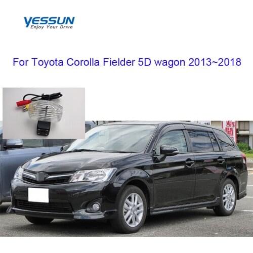 Car Rear View Reverse Backup Camera For Toyota Corolla Fielder 5D wagon 2013 2014 2015 2016 2017 2018 HD CCD Night Vision camera
