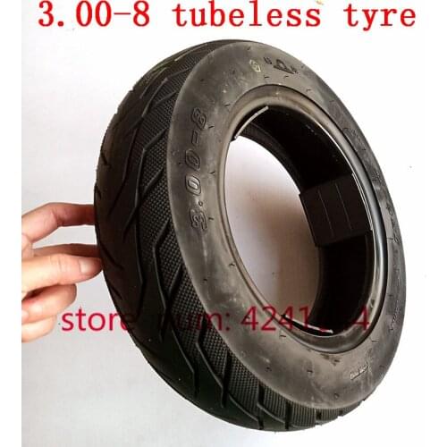 3.00-8 Scooter Tubeless Tire 300-8 Vacuum tyre for Gas and Electric Scooters Warehouse Vehicles Mini Motorcycle Moped 8" Rim