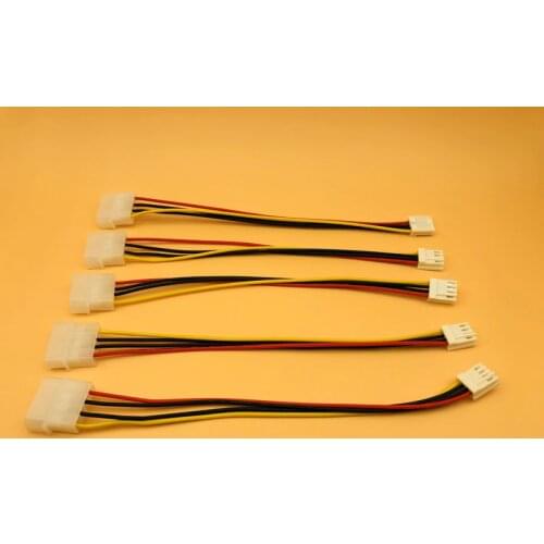 5PCS 4Pin Molex IDE Male to Female 4P ATA Power Supply Cable Floppy Drive Adapter Connector for HDD PSU ETH EOS BTC Miner Mining