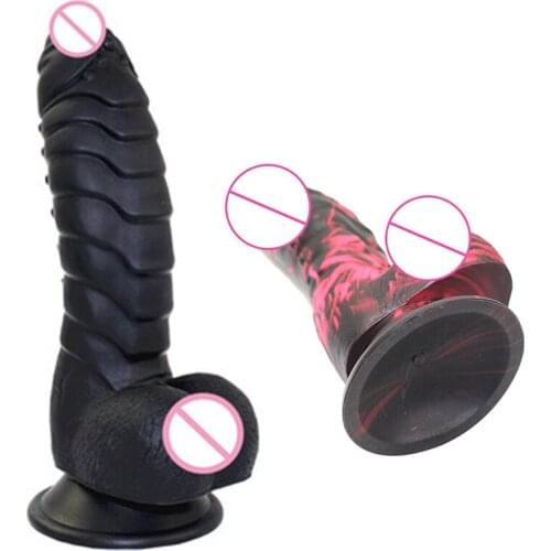 Big Dildo Strong Suction Anal Beads Butt Plug Sex Toys For Women Vaginal G-spot Orgasm Penis Masturbator Adult Product Sex Shop