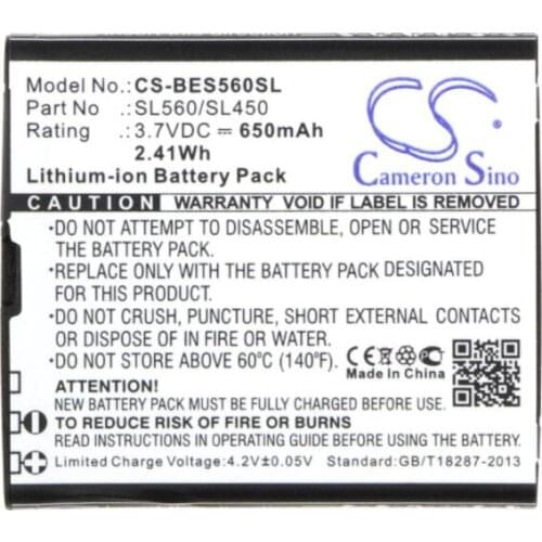 Cameron Sino 650mAh battery for BEA-FON SL450 SL560 Mobile, SmartPhone Battery