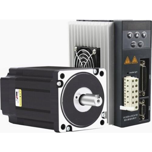 86mm NEMA34 2 Phase Closed loop Stepper Motor Driver Kit 12NM Closed Loop Stepper Motor + HB860MB Digital Display Driver