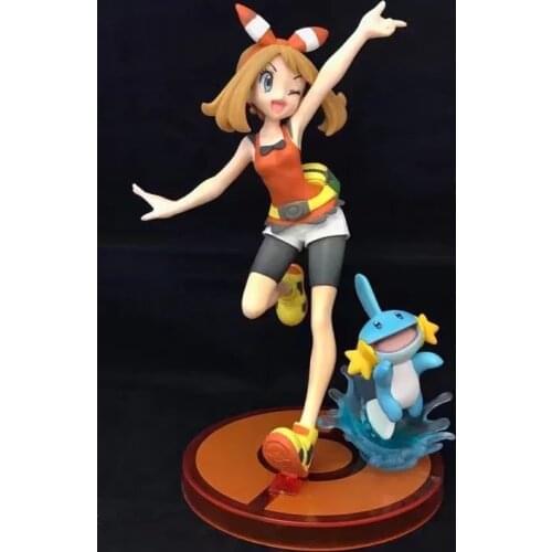 Pokemon Haruka Mizugorou PVC Action Figure Toy Pokemon Go Anime Game Mizugorou Figurine Toys 180mm